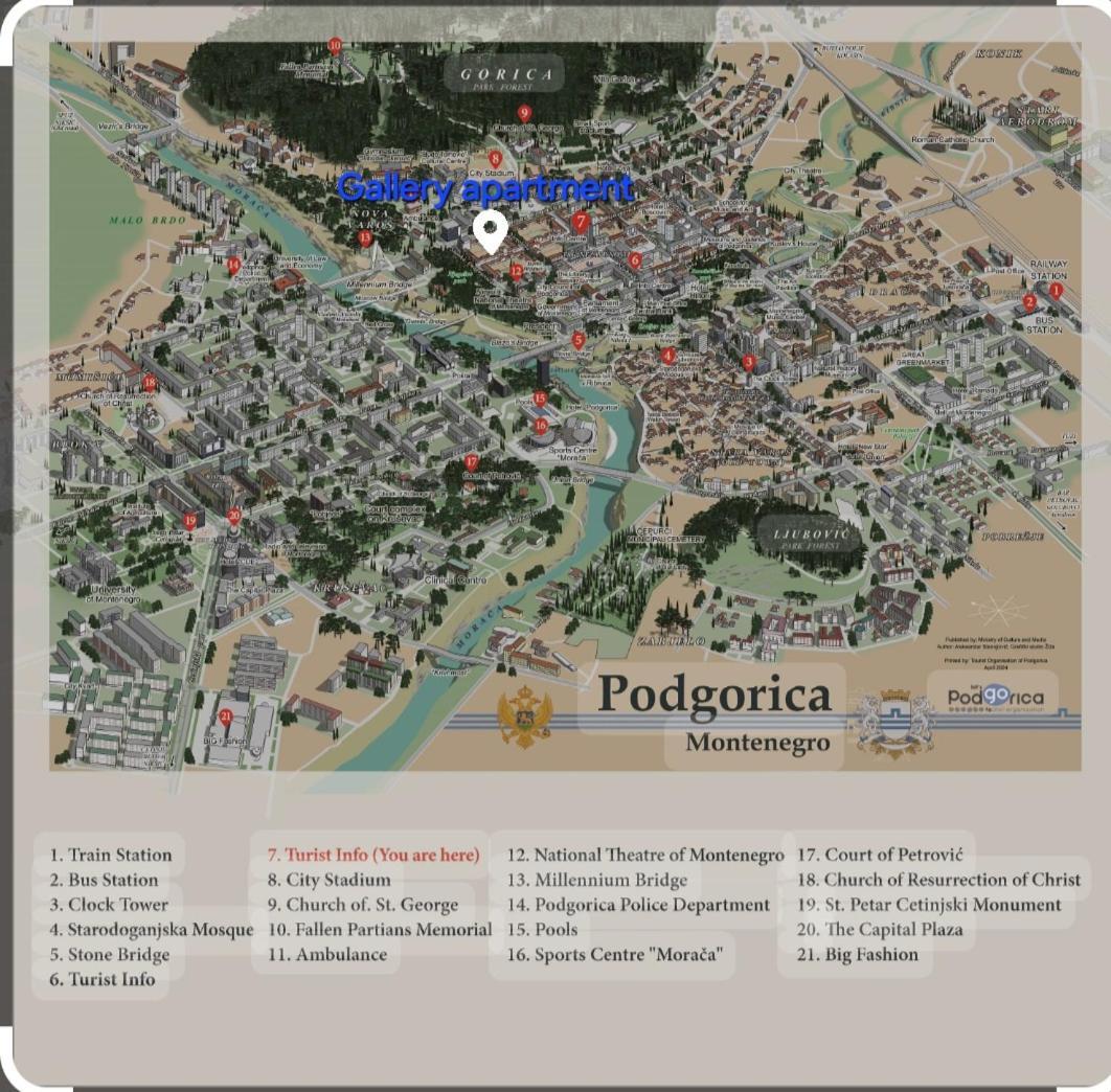 Gallery Apartment Podgorica Luaran gambar